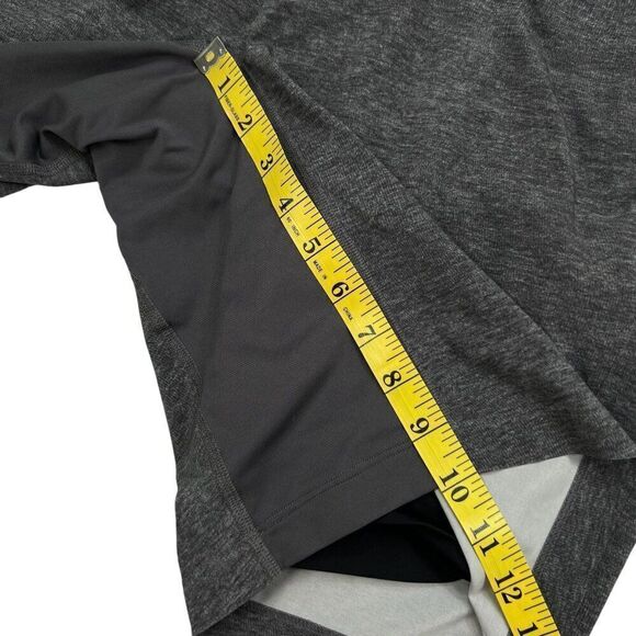 Lululemon Men's T.H.E Short Luxtreme Liner 9" Short Heathered Black Size Medium - Picture 4 of 7
